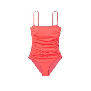 Купальник Victoria's Secret Ruched One-Piece Swimsuit Coral