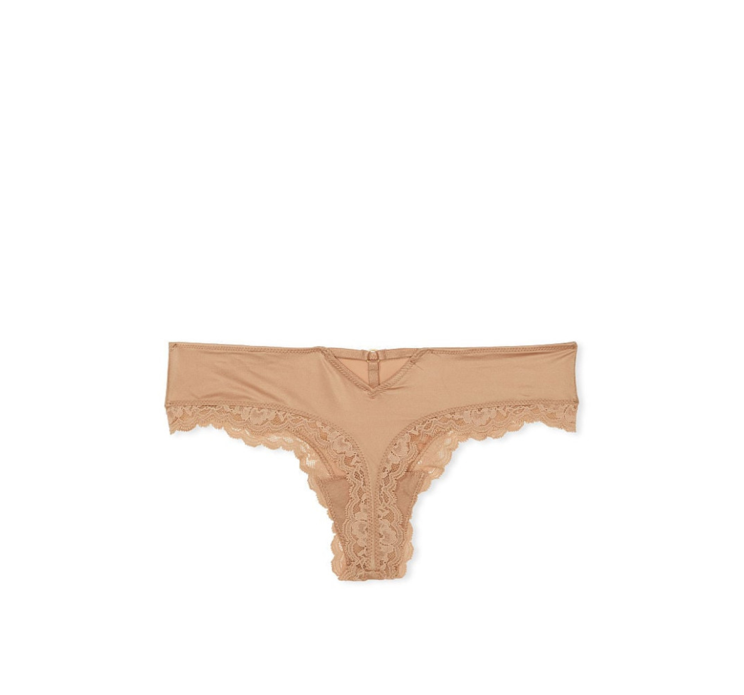 Трусики Smooth Cutout Back Thong Panty Sweet Praline