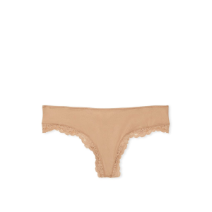 Трусики Smooth Cutout Back Thong Panty Sweet Praline