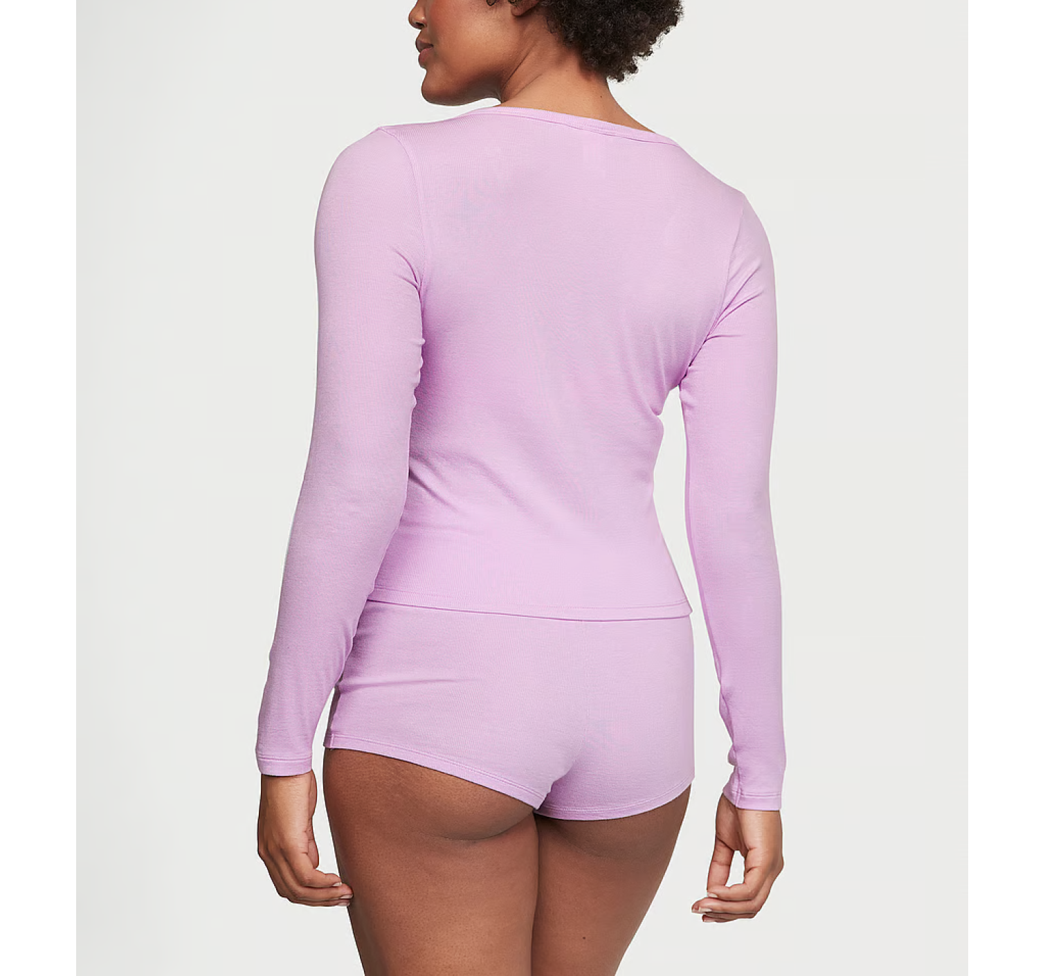 Піжама Ribbed Modal Henley Short Set