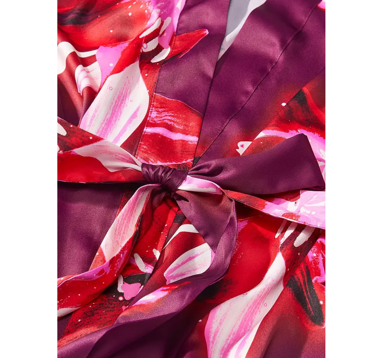 Халат Satin Long Robe Floral Print