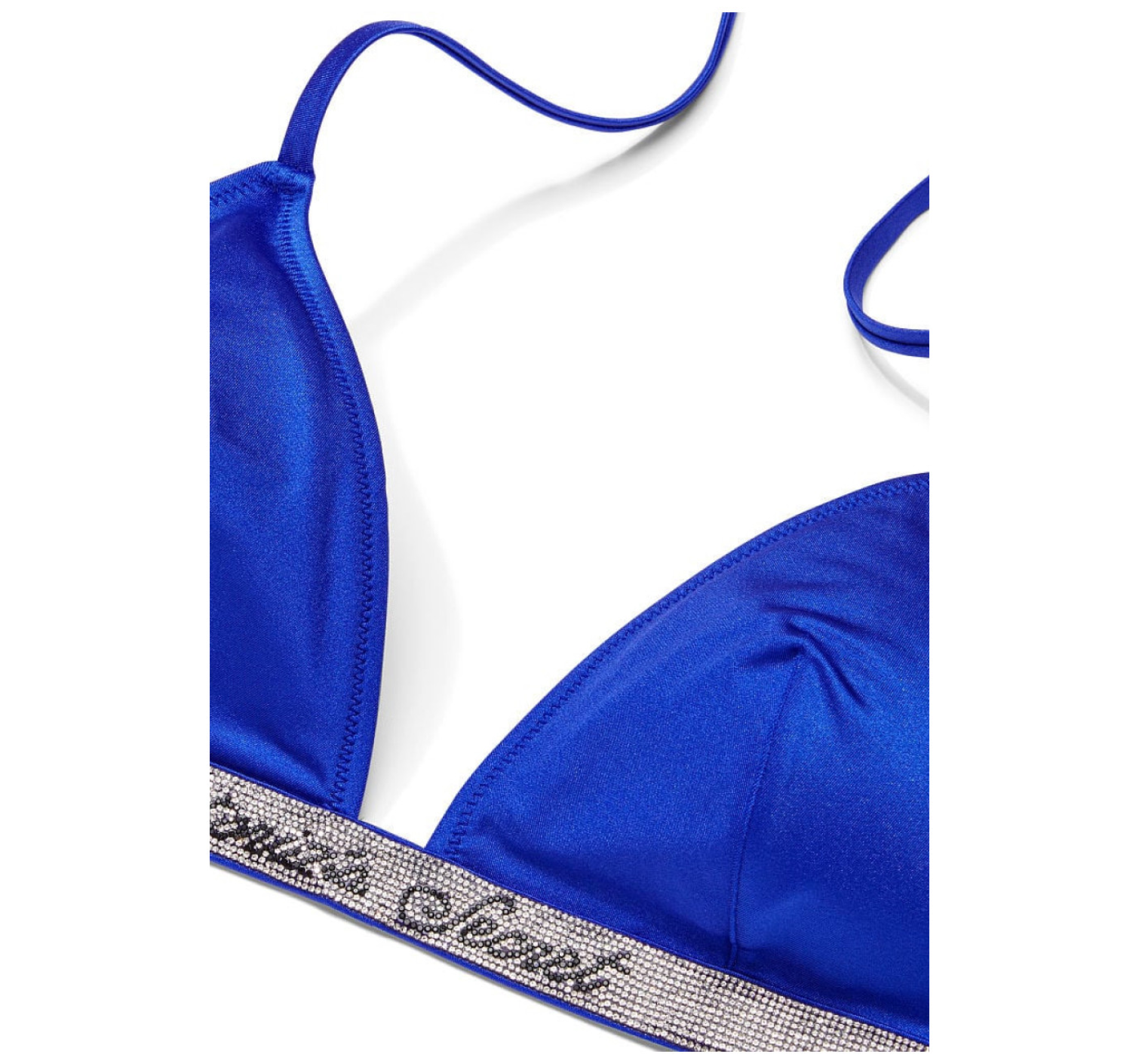 Купальник Shine Strap Triangle Bikini Set Blue Oar