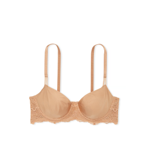 Бюстгальтер Wicked Unlined Smooth & Lace Balconette Bra Praline
