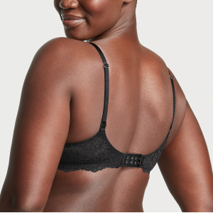 Бюст Wicked Unlined Smooth & Lace Balconette Bra Black