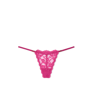 Трусики Lace Adjustable V-String Panty Luscious Rose