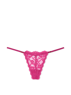 Трусики Lace Adjustable V-String Panty Luscious Rose