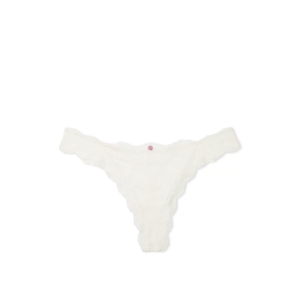 Трусики Dream Angels Lace Thong Panty Coconut White