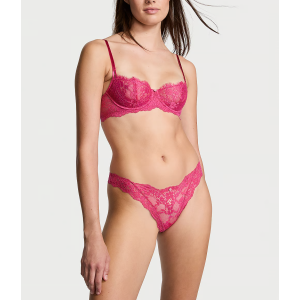 Трусики Dream Angels Lace Thong Panty Luscious Rose