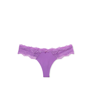 Трусики Dream Angels Lace-Trim Thong Panty Purple