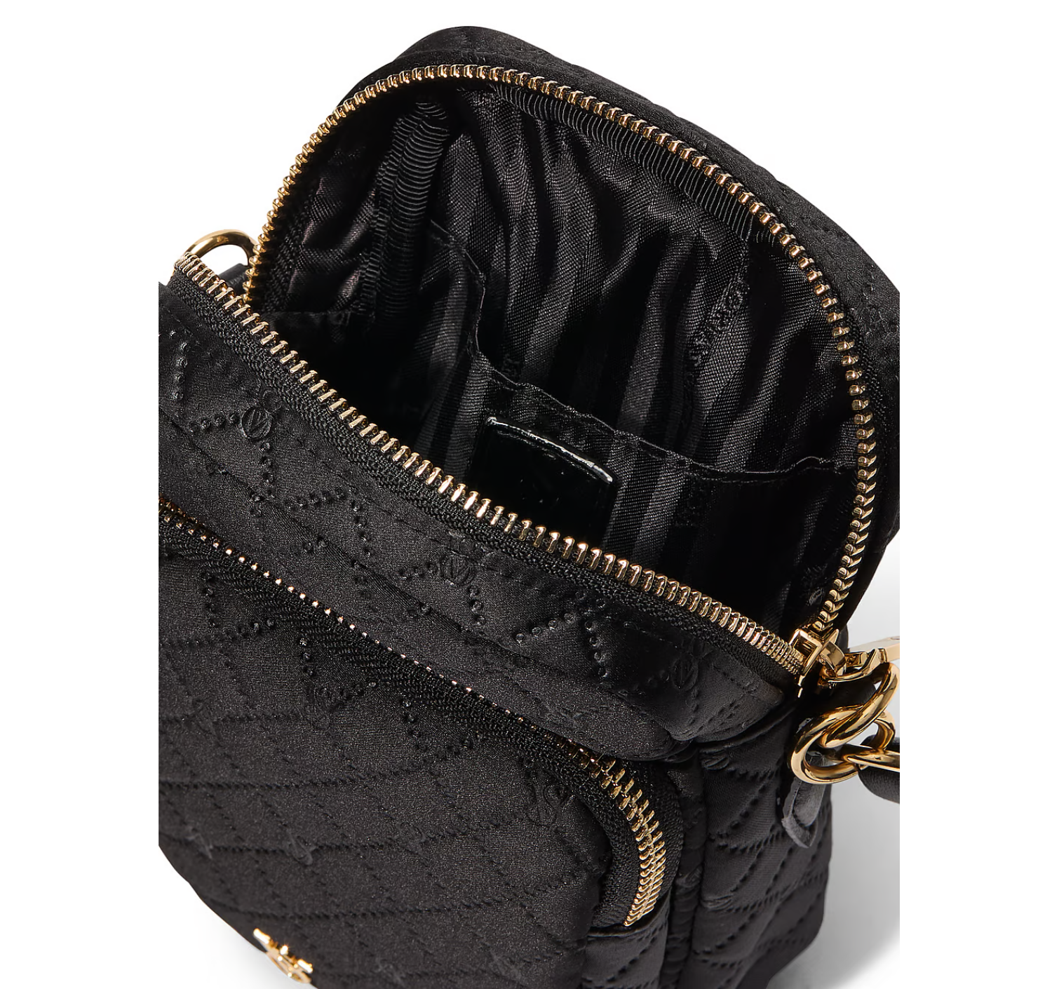Сумка Phone Crossbody Bag Black Satin