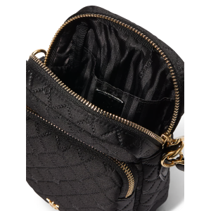 Сумка Phone Crossbody Bag Black Satin