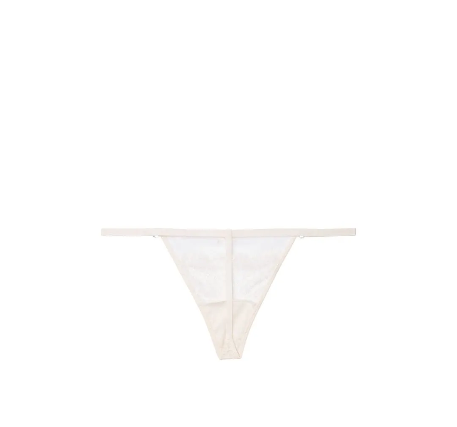 Трусики Lace V-String Panty Coconut White