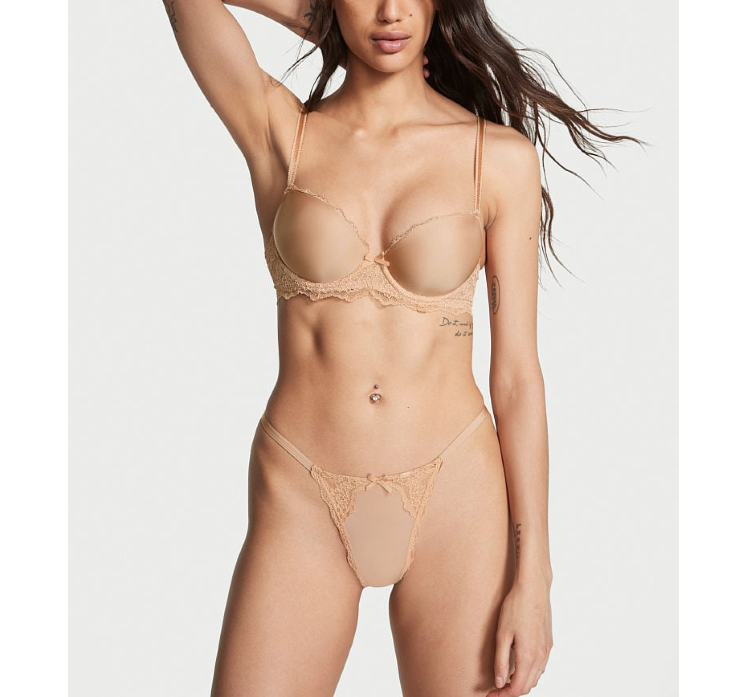 Трусики Dream Angels V-string Panty Praline
