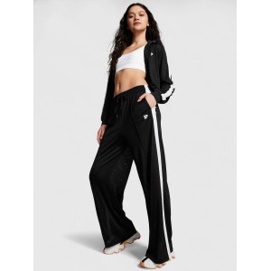Спортивний костюм Mesh Tech Cropped Full-Zip Jacket Wide-leg Pants Deep Black