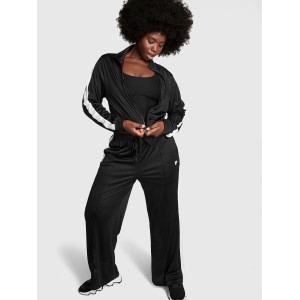 Спортивний костюм Mesh Tech Cropped Full-Zip Jacket Wide-leg Pants Deep Black