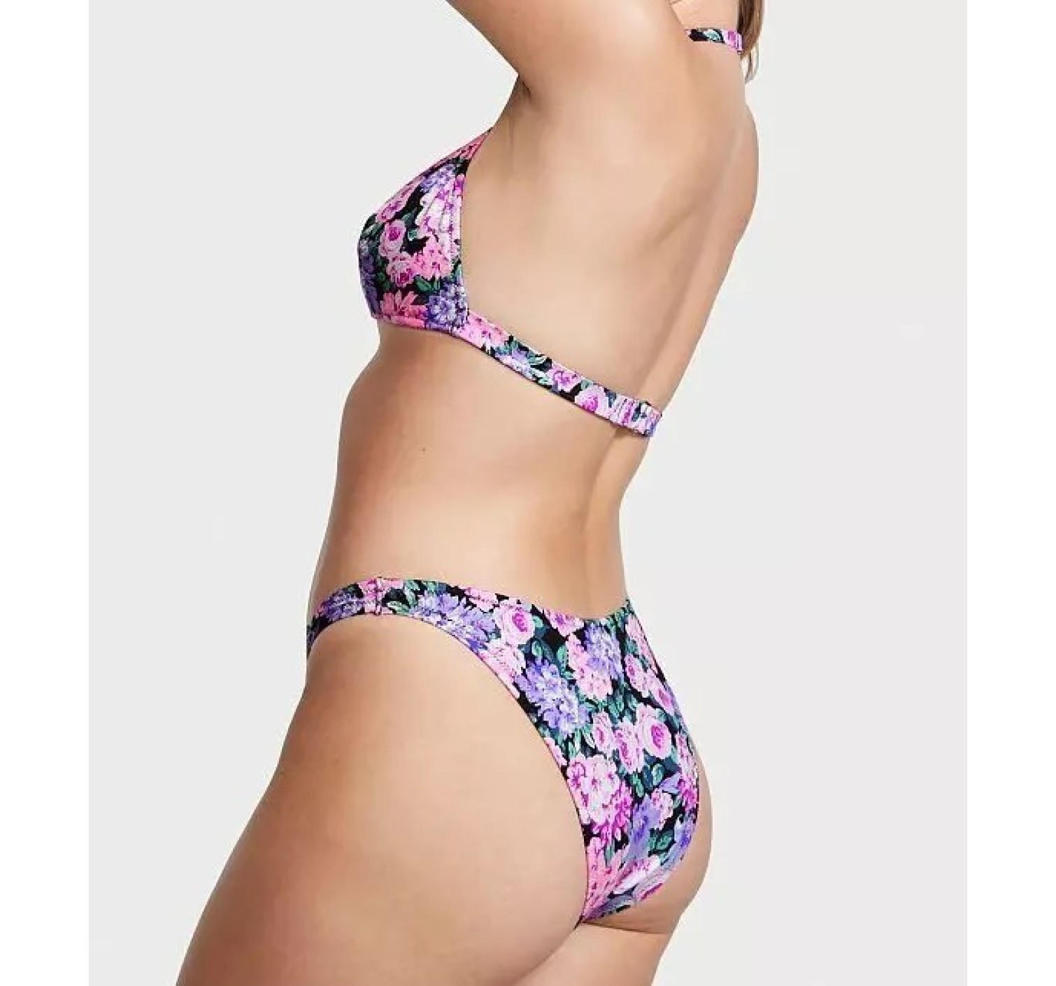 Купальник Triangle Crystal Logo VS Swim Top & Thong Floral