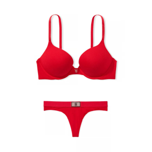 Комплект белья Bombshell Push-Up Cotton T-Shirt Bra Set Lipstick