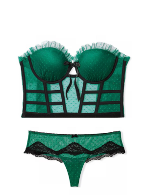Комплект белья DREAM ANGELS Strapless Dotted Mesh Corset Top Set