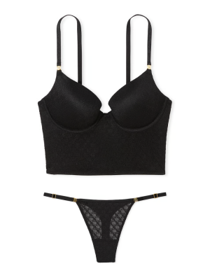 Комплект белья Icon by Victoria's Secret Push-Up Corset Top Set