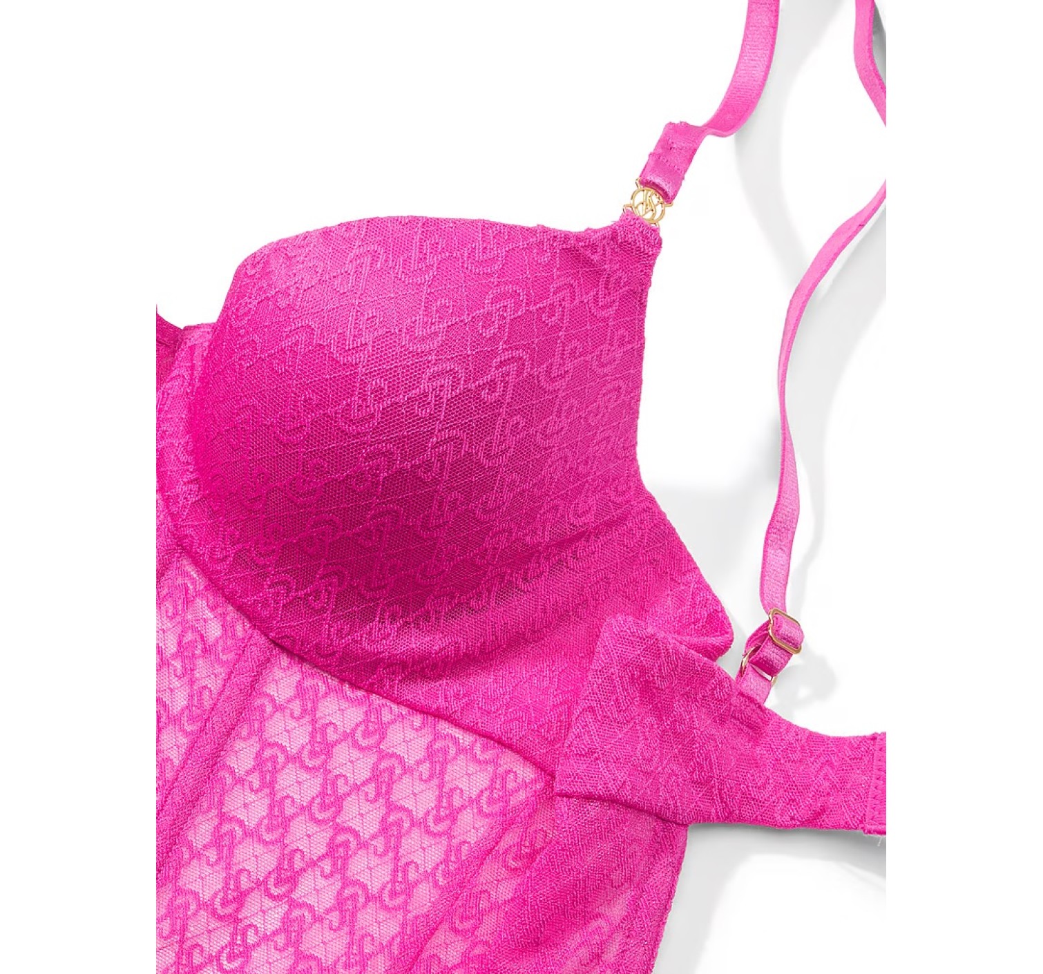 Боді Icon Push-Up Teddy Fuchsia Frenzy