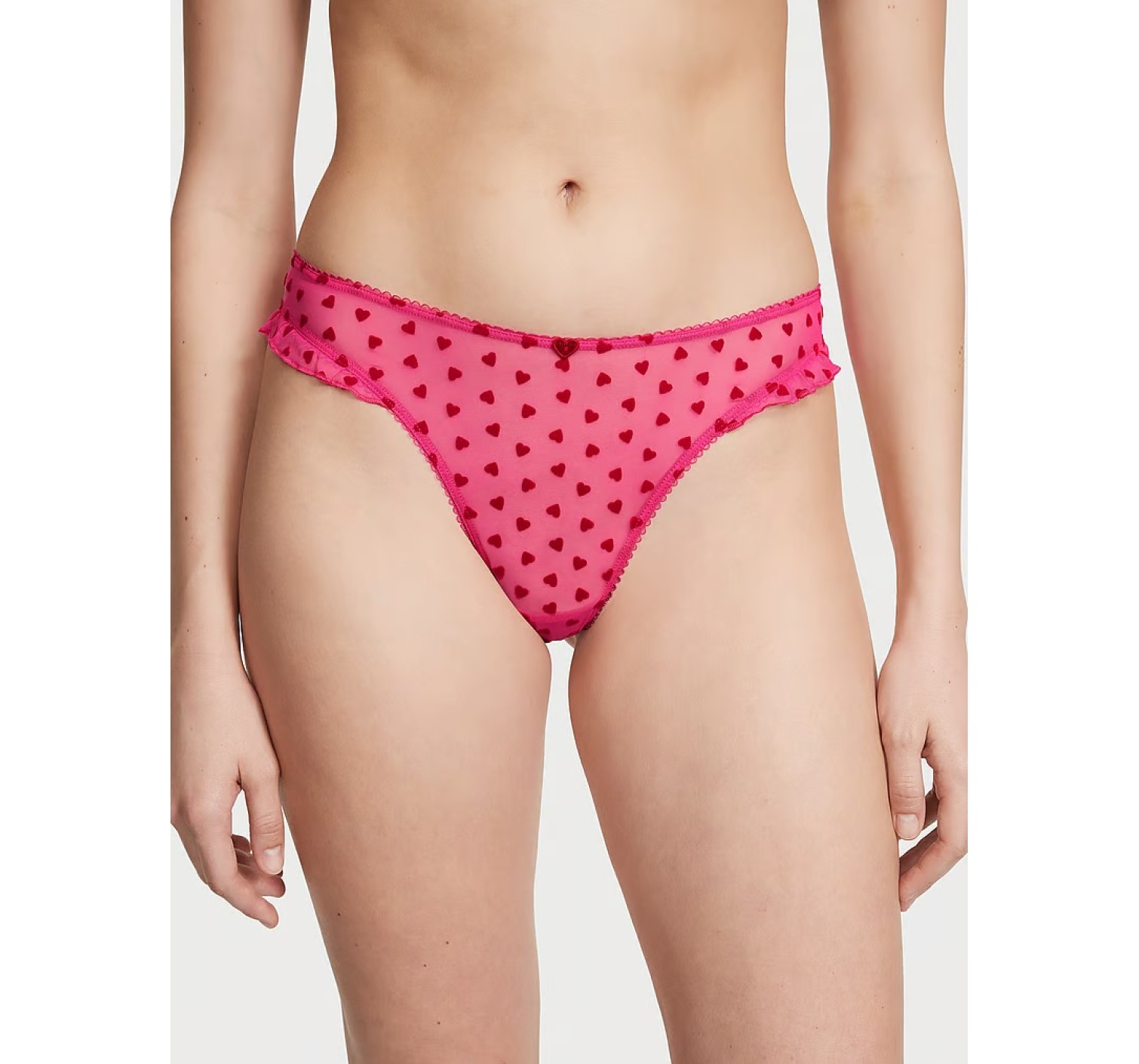 Комплект белья Fun & Flirty Unlined Demi Bra Set Forever Pink Hearts