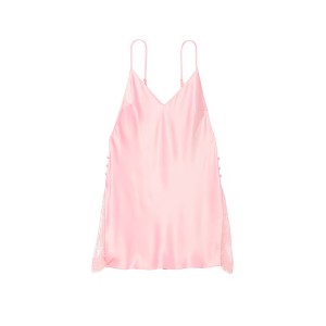 Пеньюар Satin Plunge Lace Slip Angel Pink❤️ 