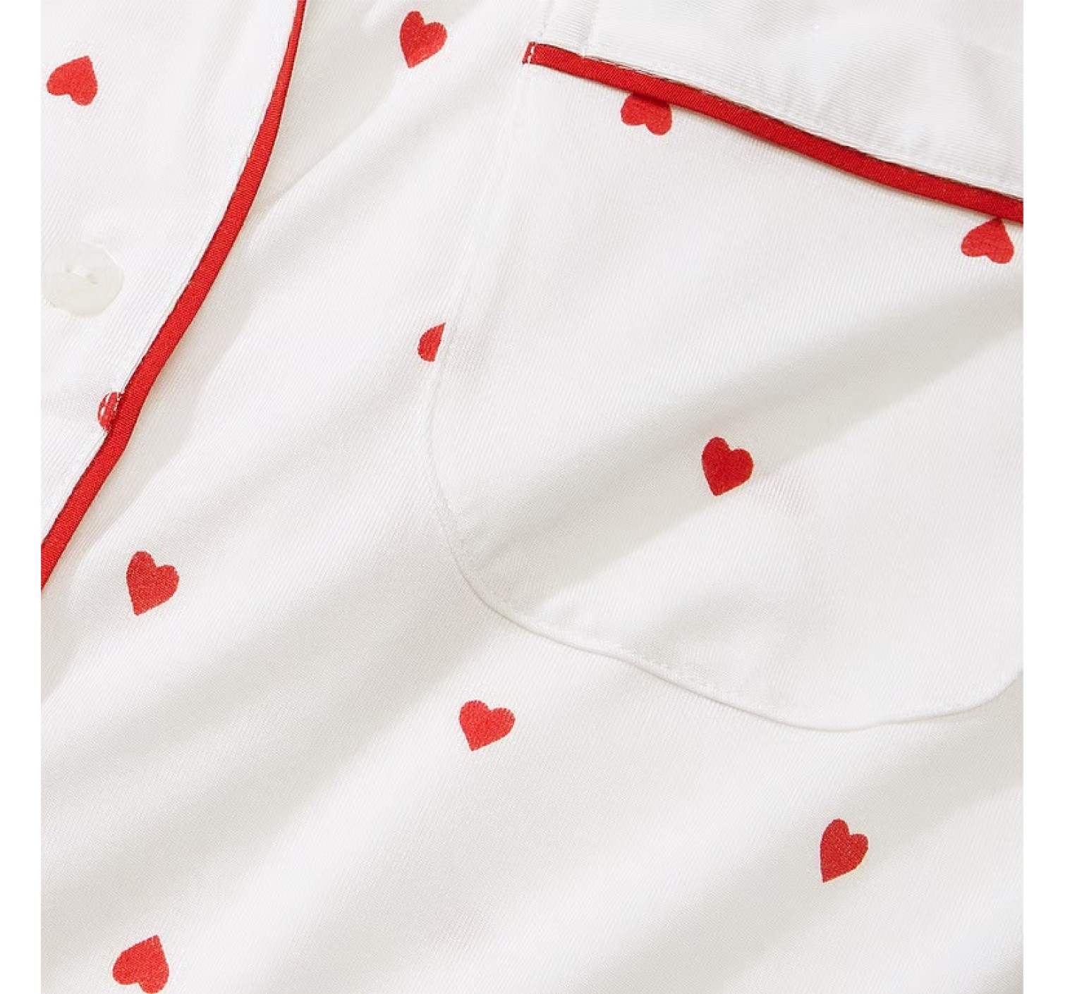 Піжама Modal Short Pajama Set White heart