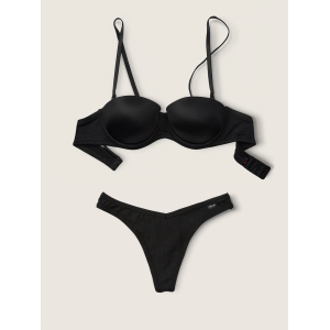 Комплект білизни Victoria's Secret PINK PUSH-UP Bra Black Set