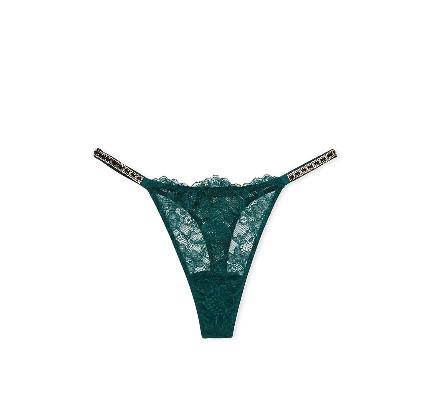 Комплект білизни VERY SEXY Delicate Chain Open-Cup Lace Demi Bra Thong Set