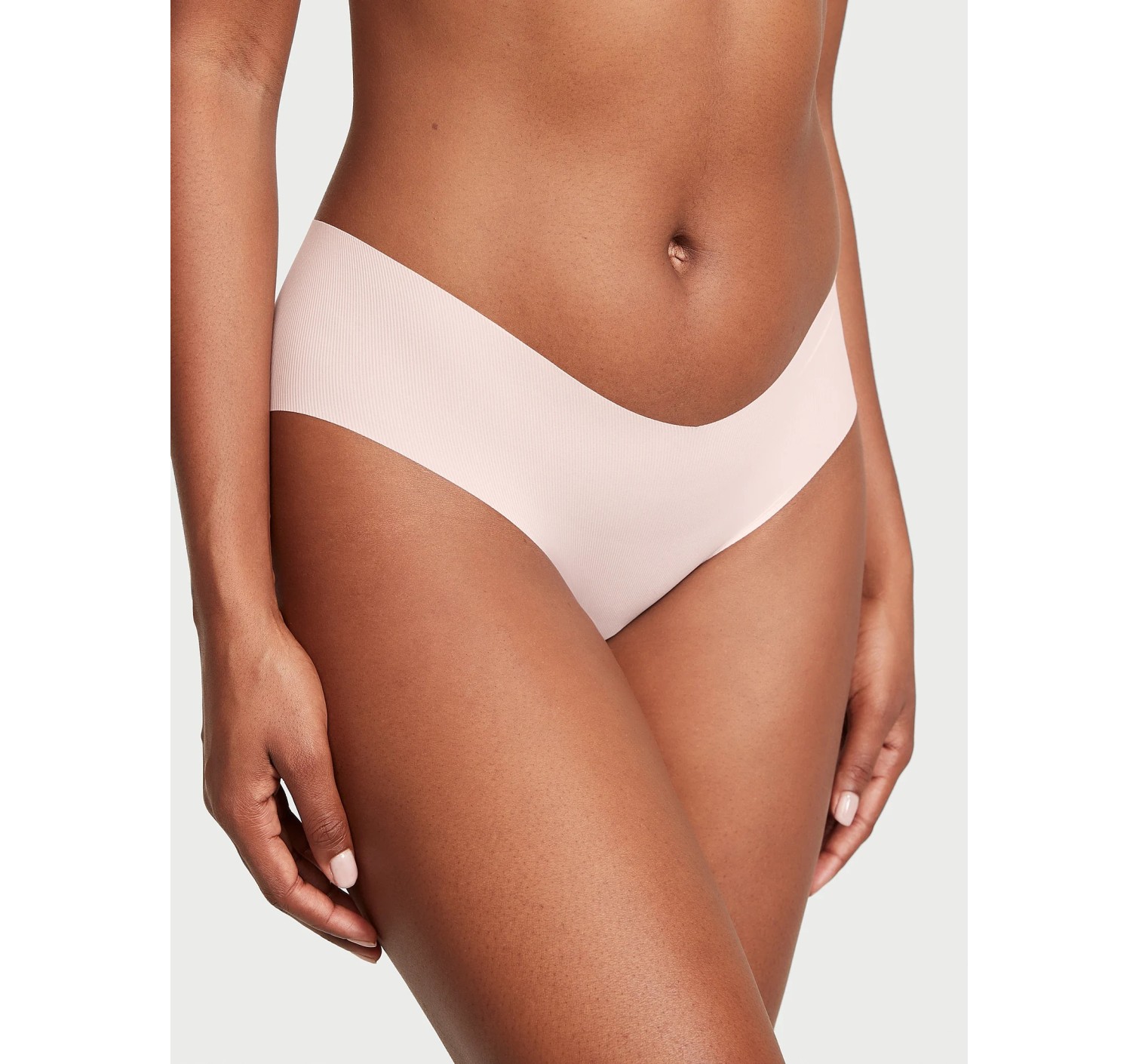 Трусики No-Show Hiphugger Panty Ribbed Purest Pink