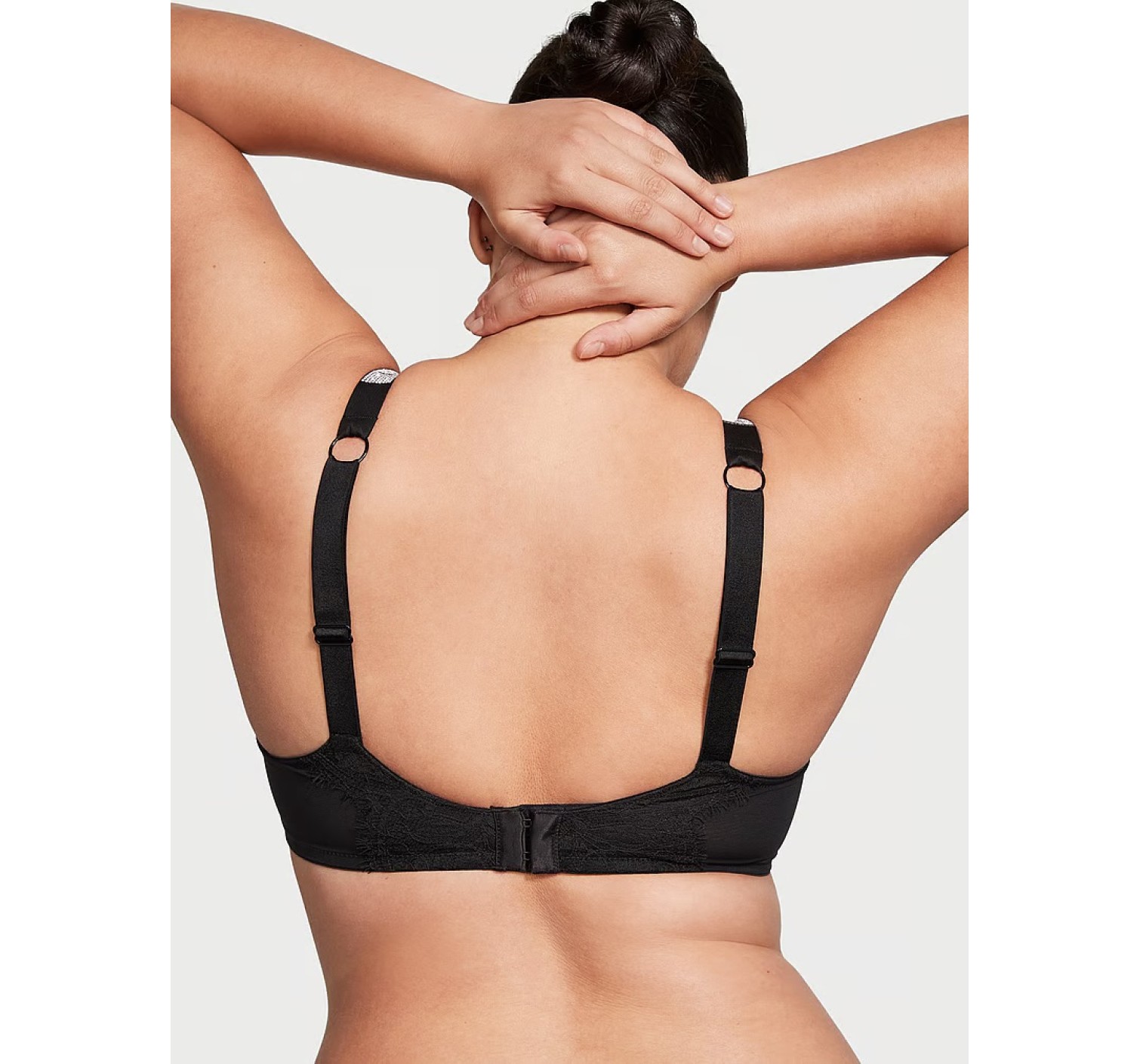 Комплект білизни The Fabulous Full-Cup Shine Strap Lace Bra Black Set