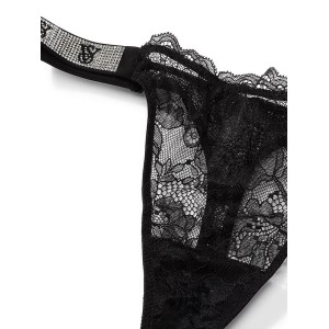 Комплект білизни The Fabulous Full-Cup Shine Strap Lace Bra Black Set