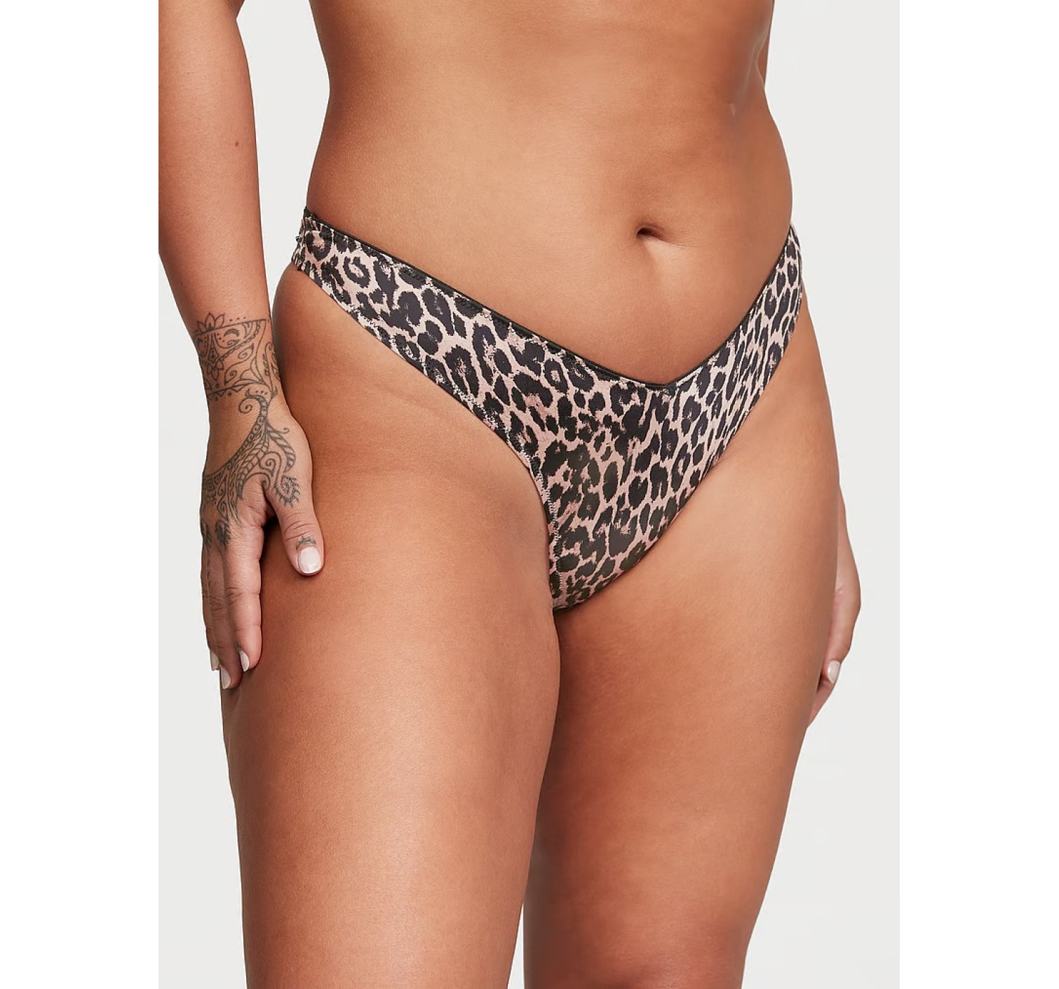 Комплект белья Victoria’s Secret Bra Bombshell Plunge Leopard Set