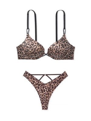 Комплект білизни Victoria's Secret Bra Bombshell Plunge Leopard Set