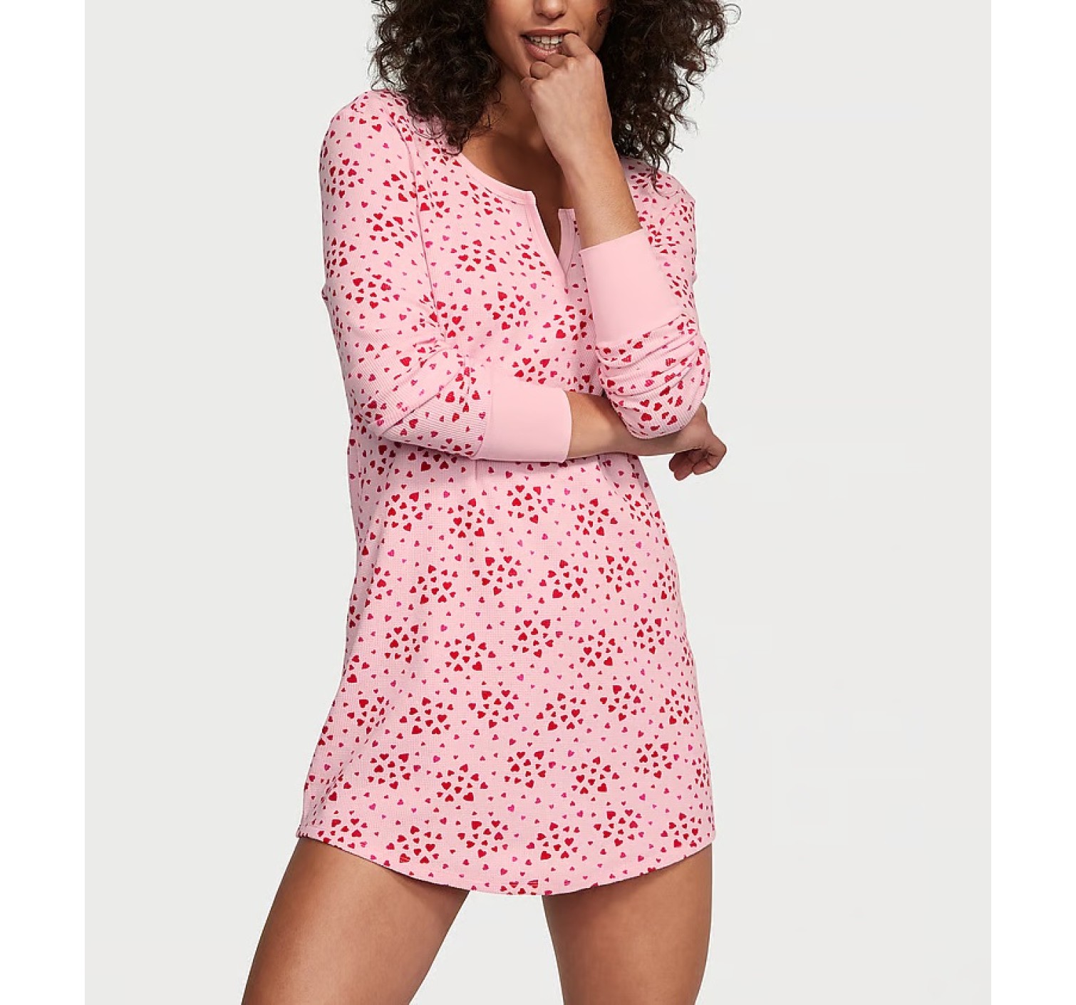 Пижама Thermal Sleepshirt Pink Dot Heart