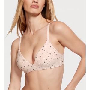 Комплект білизни Lightly Lined Wireless Bra Purest Pink Logo Dot Set