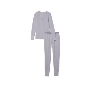 Пижама Thermal Long Pajama Set Grey