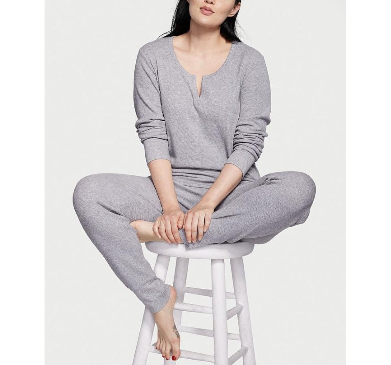 Пижама Thermal Long Pajama Set Grey