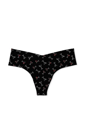 Трусики No Show Thong Panty Black Martini