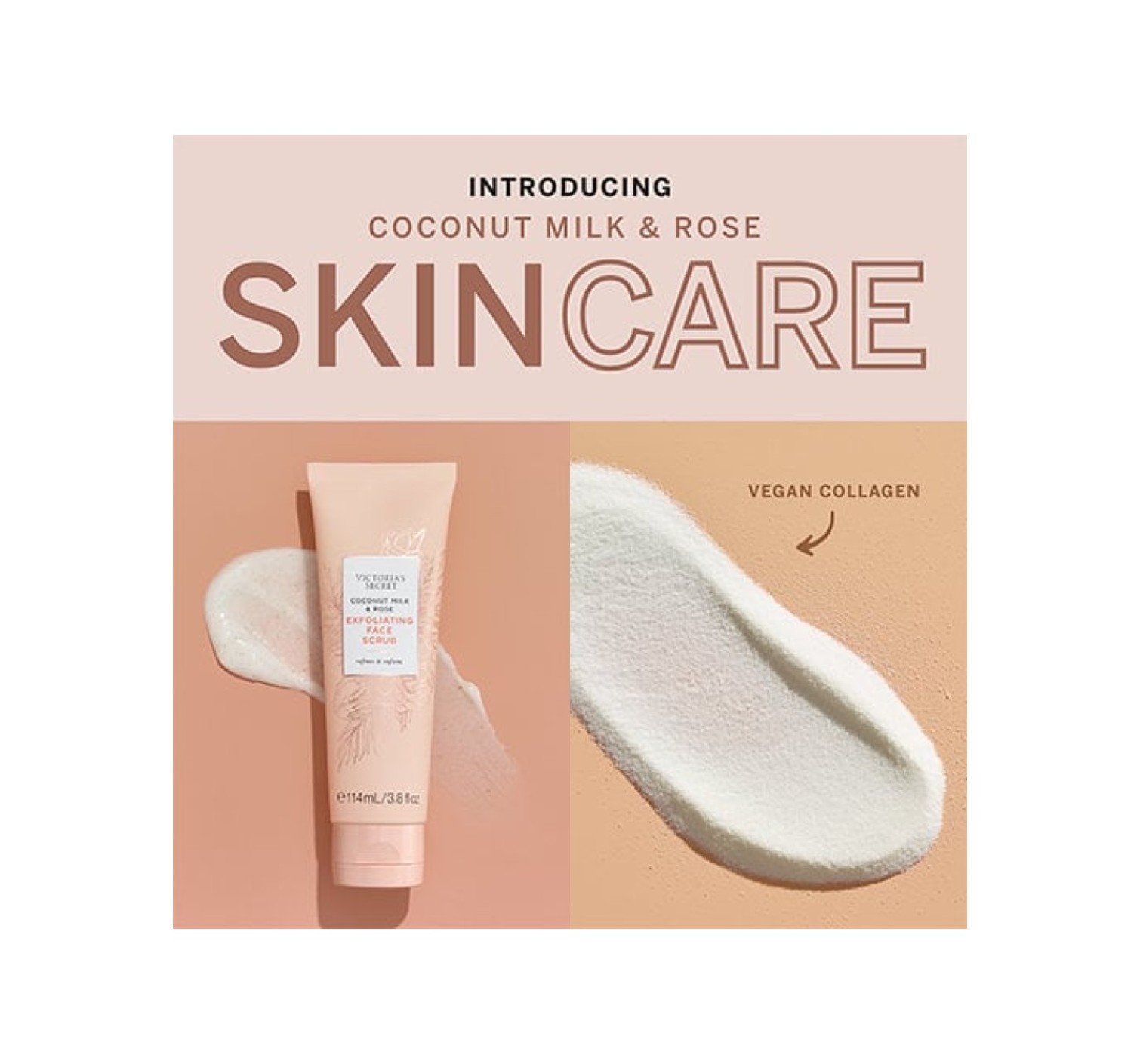 Набір косметики для обличчя  CALM Coconut Milk & Rose Set