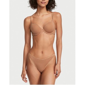 Трусики High Leg Scoop Thong Knickers Toffe
