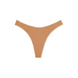 Трусики High Leg Scoop Thong Knickers Toffe
