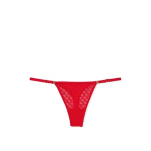 Трусики Icon Lace String Thong Panty Lipstick