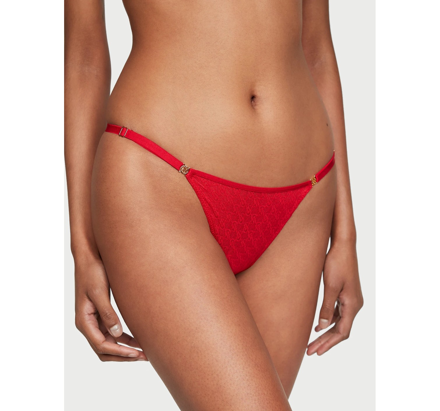 Трусики Icon Lace String Thong Panty Lipstick