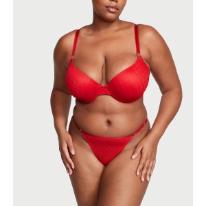 Трусики Icon Lace String Thong Panty Lipstick
