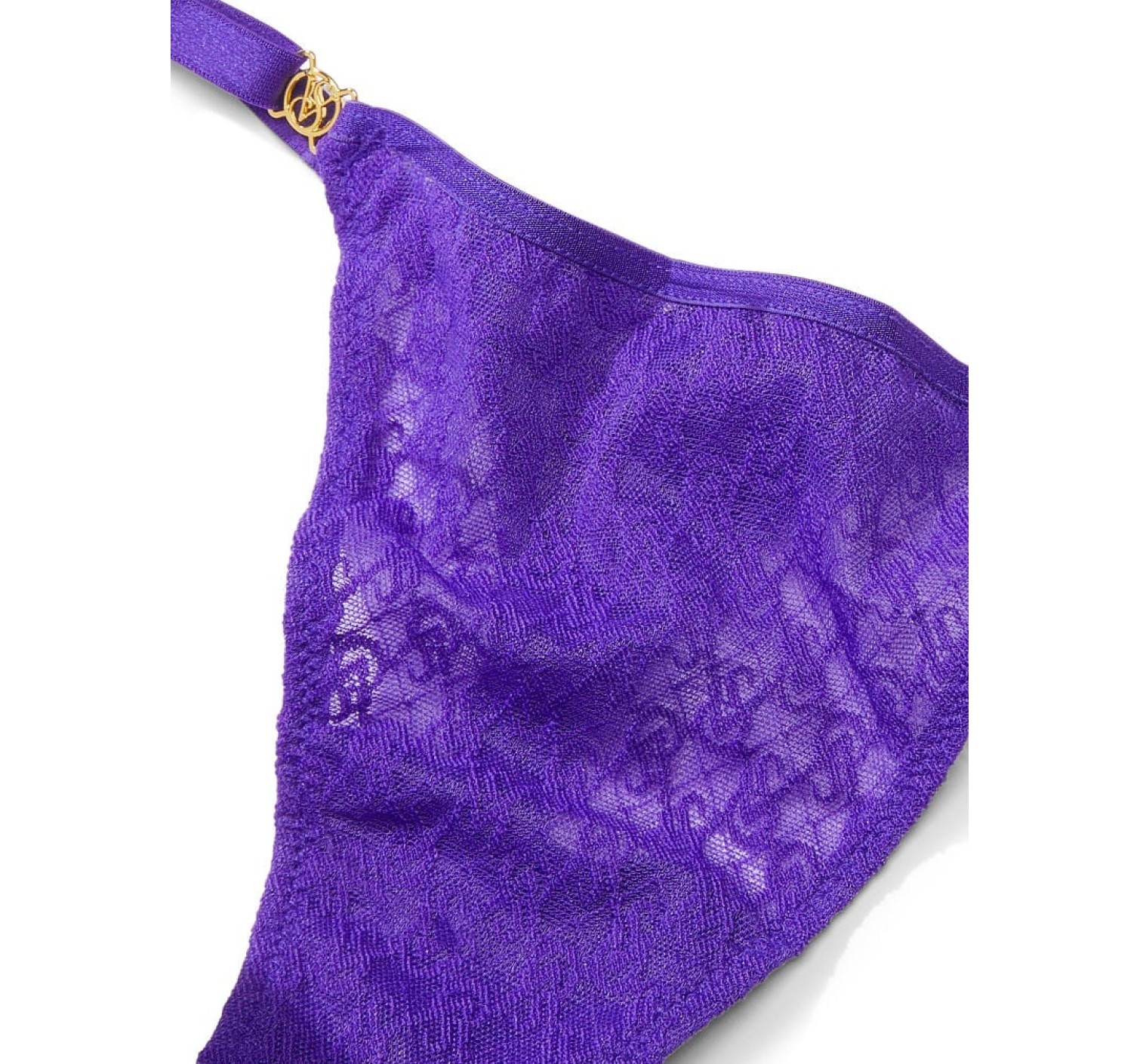 Трусики Icon Lace String Thong Panty Purple Shock