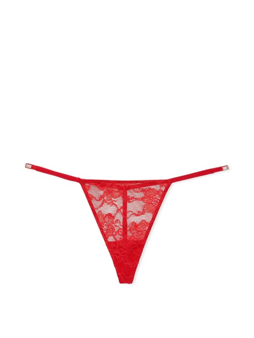 Трусики Shine Strap Lace V-String Panty Lipstick