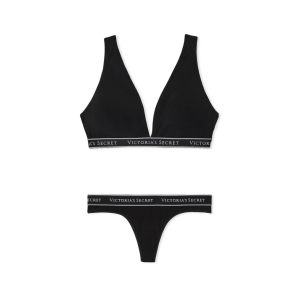 Комплект білизни Cotton Wireless Lounge Bra Set Black