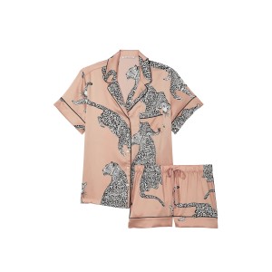 Піжама Satin Short Pajama Set Print