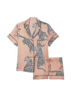 Пижама Satin Short Pajama Set Print